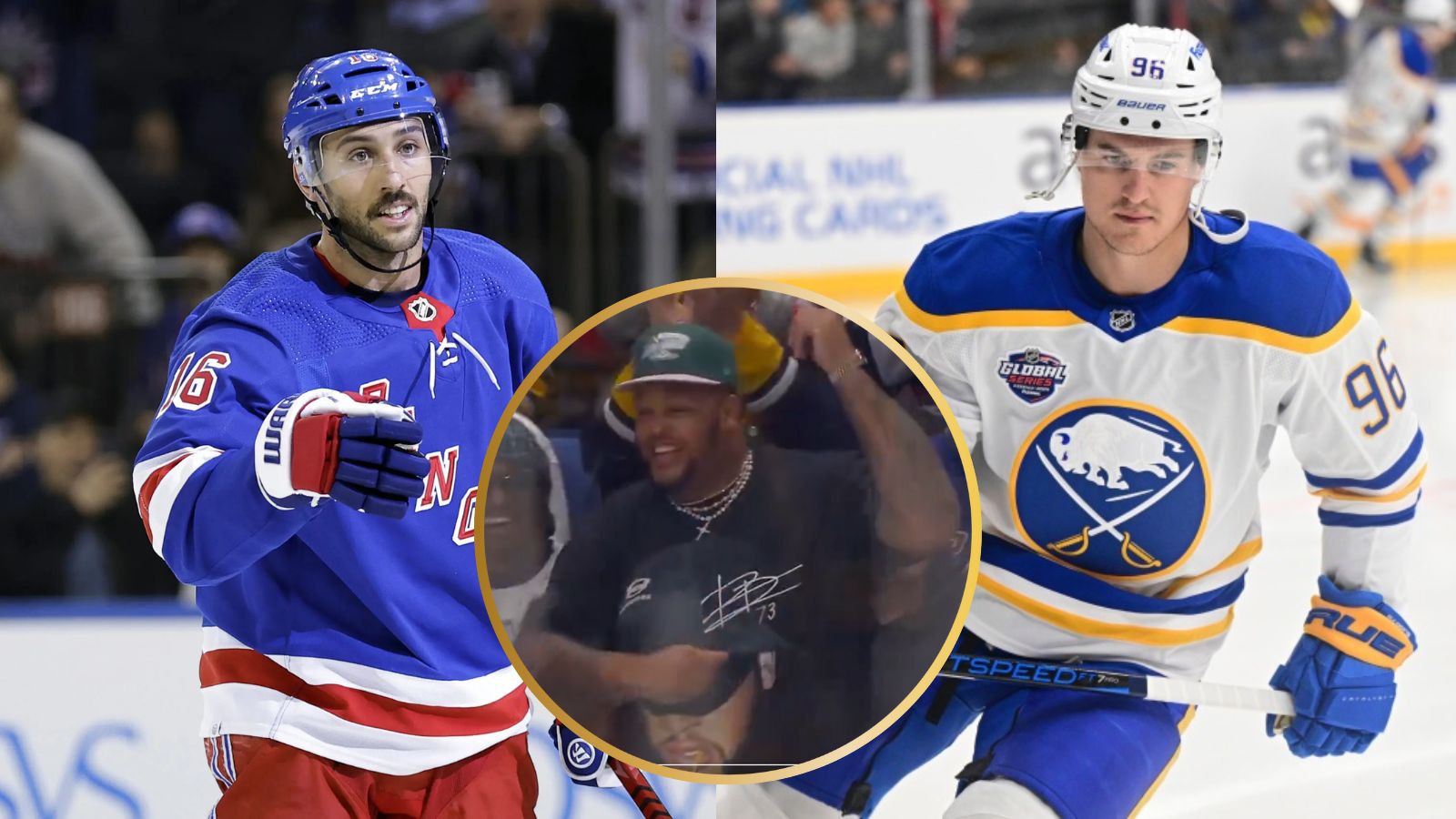 (Video) Bills Dion Dawkins left HYPED UP after fight between Vincent Trocheck and Nicolas Aube-Kubel in Rangers-Sabres game