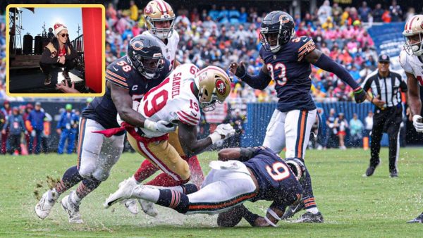 WWE Superstar at 49ers game