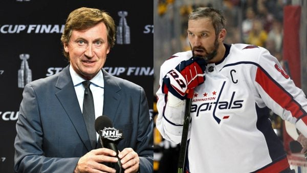 Wayne Gretzky and Alex Ovechkin