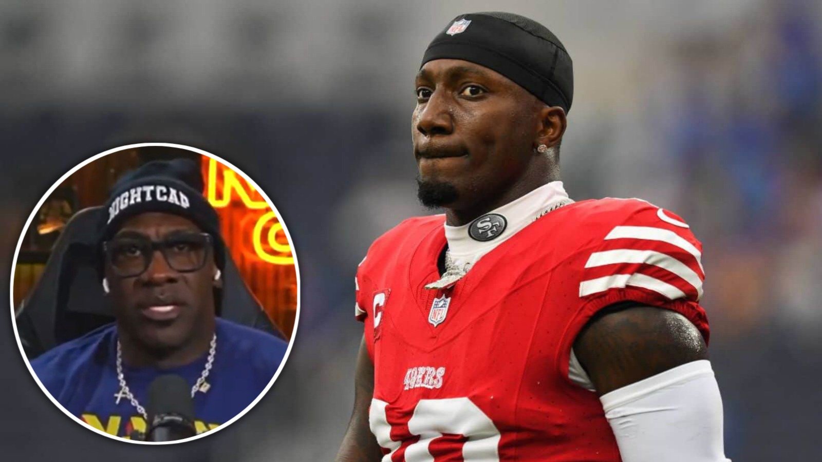 “You wet the bed” – Shannon Sharpe blasts Deebo Samuel for dropping catches amidst social media drama 