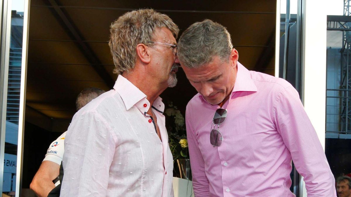 Eddie Jordan and David Coulthard