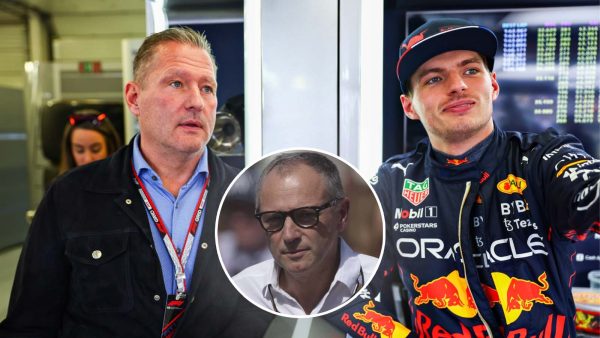 Jos Verstappen and Max Verstappen (via Red Bull), Stefano Domenicali (via IMAGO)