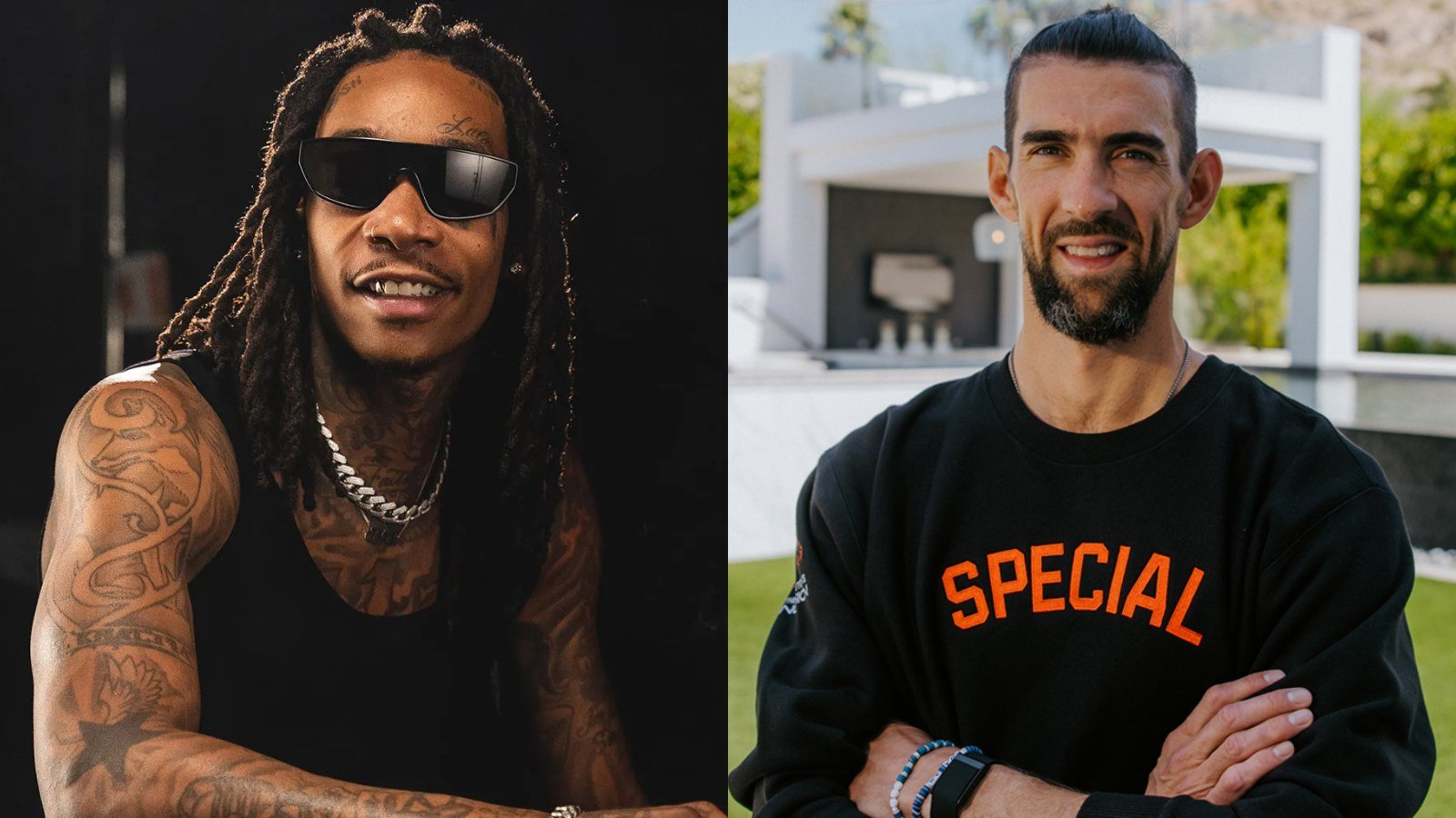 Wiz Khalifa, who consumes $10k worth weed in one week was stunned by Michael Phelps’ lung capacity