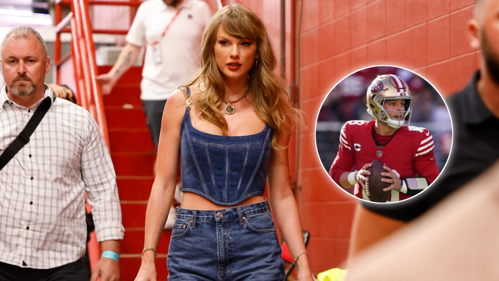 Taylor Swift quips at 49ers star Brock Purdy for causing stress during Super Bowl