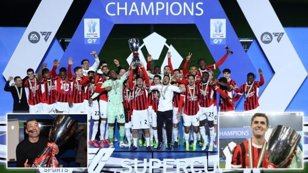 AC Milan Supercoppa win