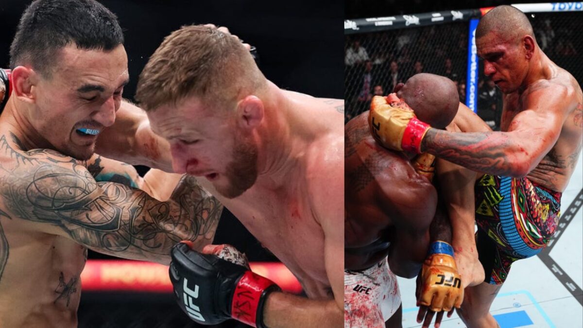 Internet erupts as UFC accidentally leaks Alex Pereira and Justin Gaethje fights in deleted posts 1 Alex Pereira and Justin Gaethje's last UFC outing