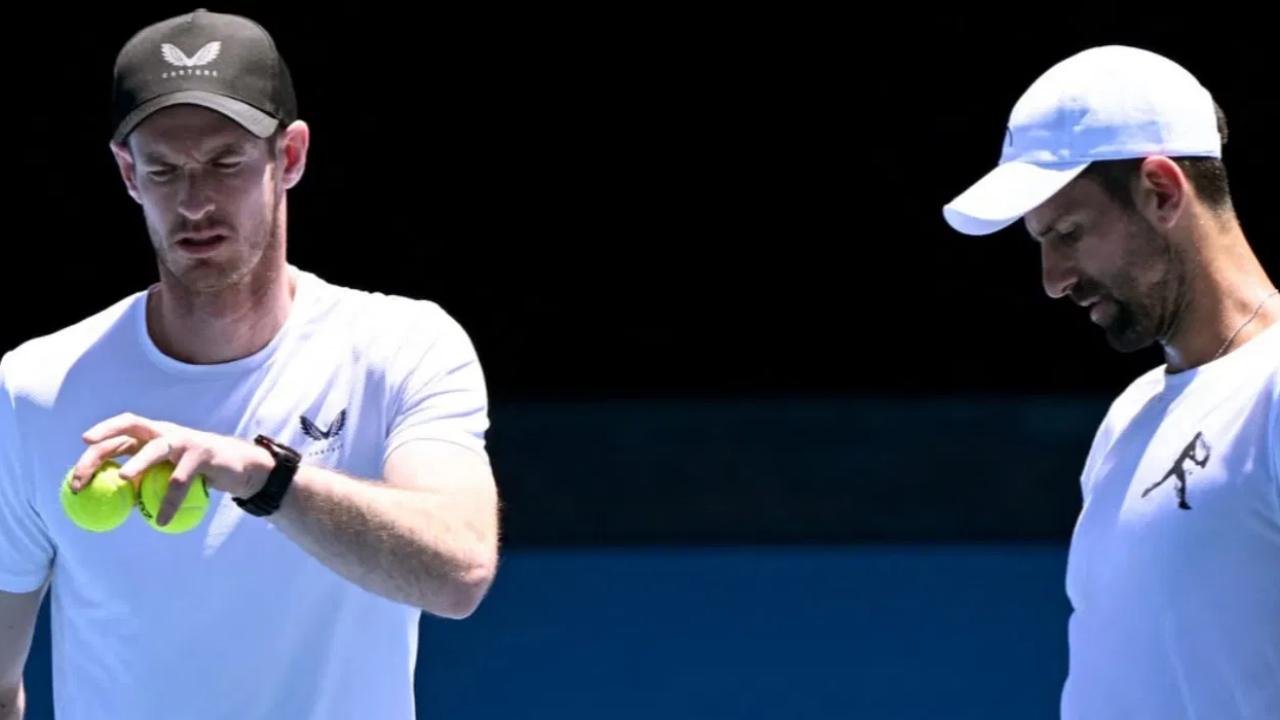 Coach Andy Murray reflects on the ‘unfortunate’ injury to Novak Djokovic at the Australian Open