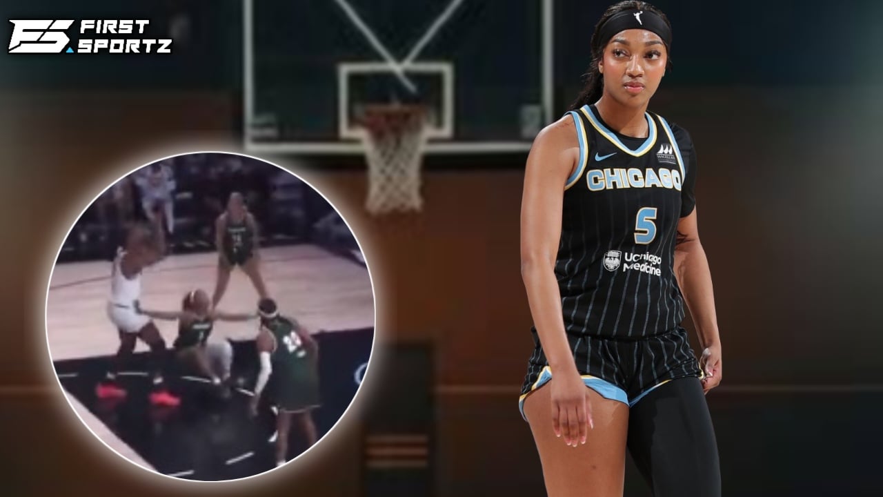 Angel Reese getting dropped to knees in Unrivaled league sends fans into frenzy: “Barbie let’s go party”