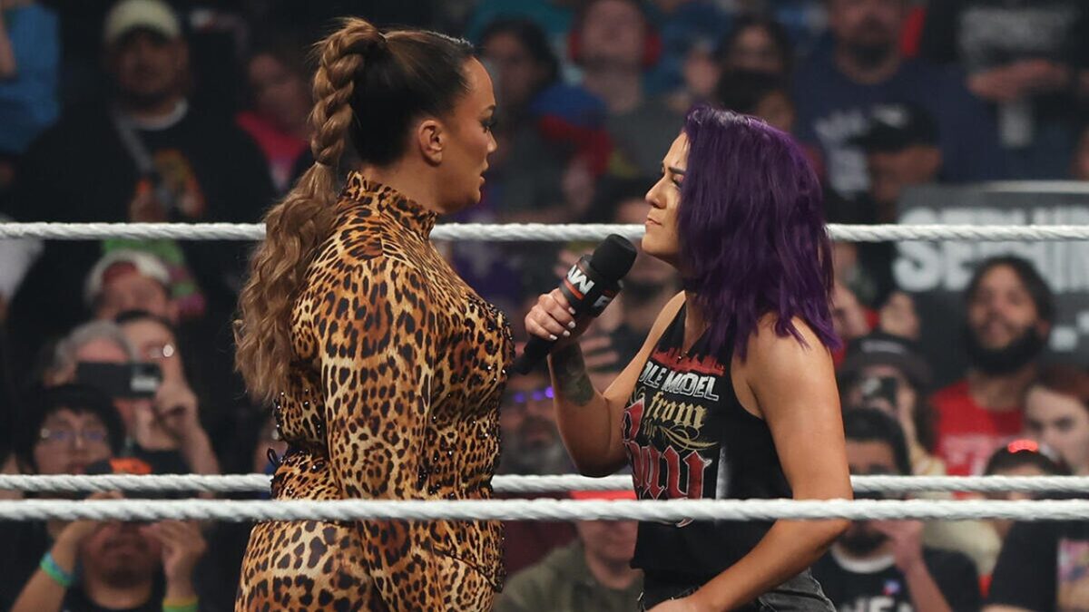 Bayley and Nia Jax on Raw