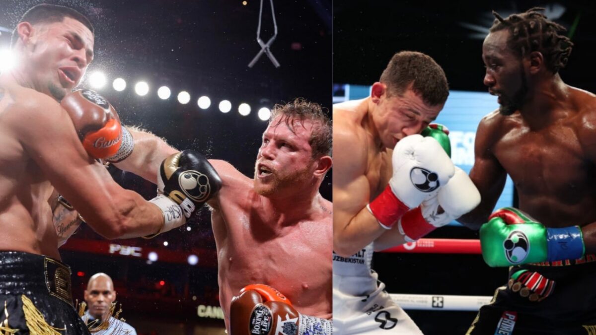 Canelo Alvarez vs Terence Crawford talks with 'no rehydration' has fans worried: "Going to do serious damage" 3 Canelo Alvarez and Terence Crawford's last boxing outing