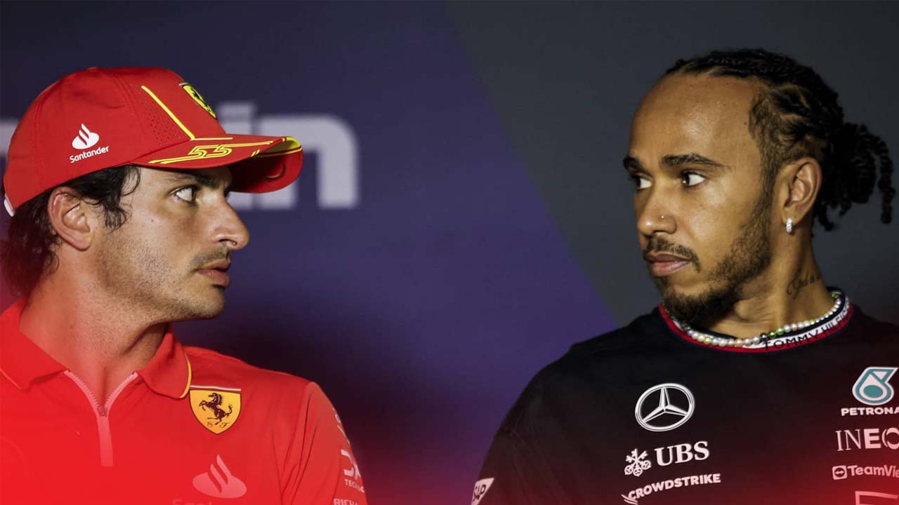 Carlos Sainz warns Lewis Hamilton over “tough things about being a Ferrari driver” ahead of eminent debut 