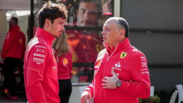 Charles Leclerc and Fred Vasseur (via IMAGO)