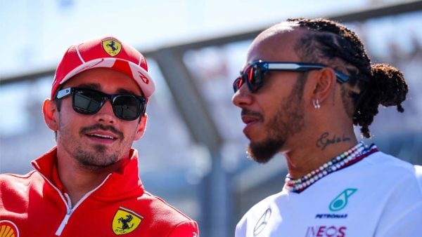 Charles Leclerc and Lewis Hamilton (via Planetf1)