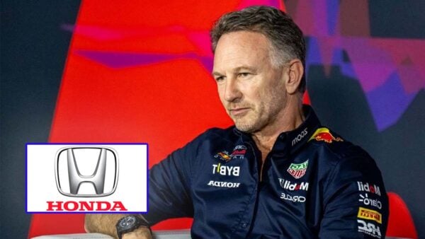 Christian Horner (via IMAGO), Honda's Logo (via Honda)