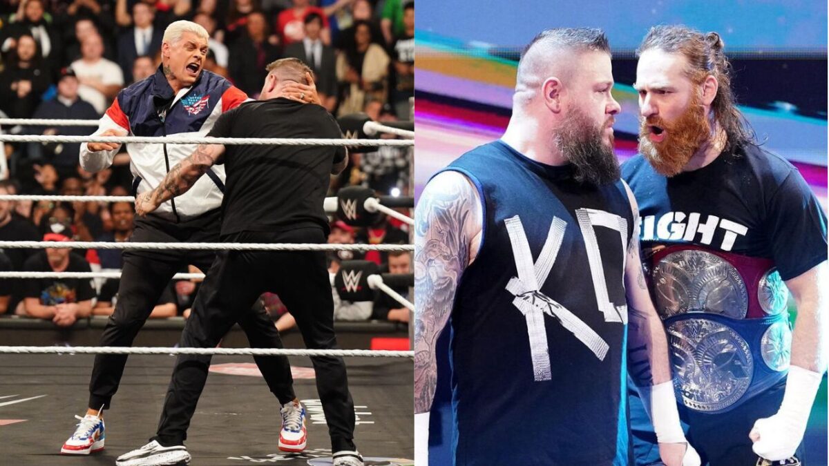 WATCH: Unseen footage of what Sami Zayn did after accidentally kicking Cody Rhodes in the face on Raw 1 Cody Rhodes, Kevin Owens and Sami Zayn
