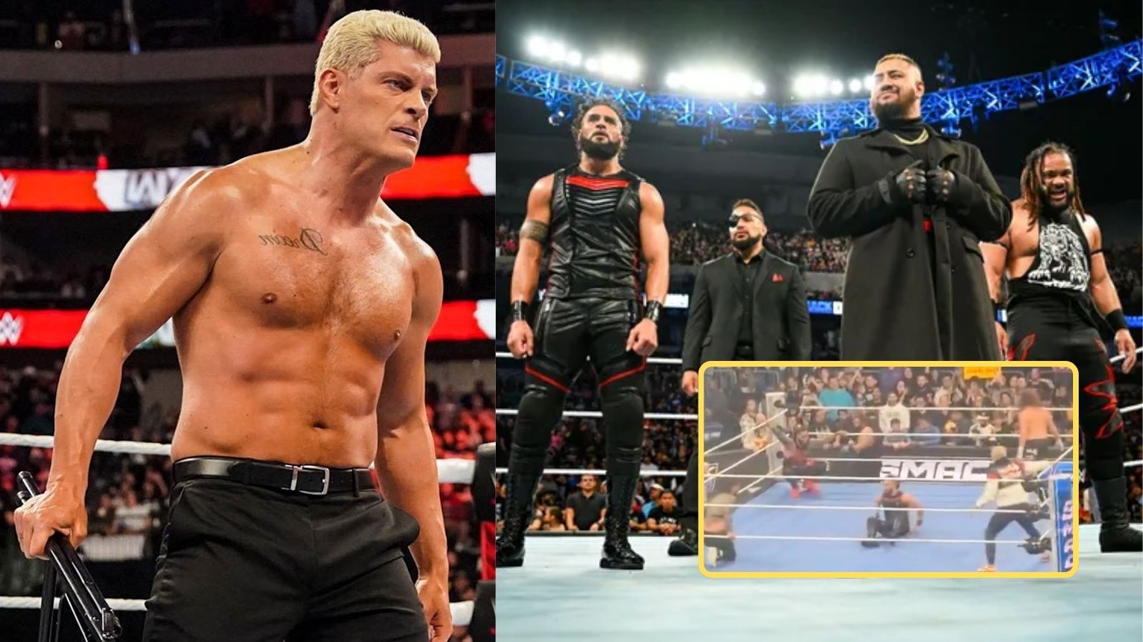 WATCH: Cody Rhodes rushes to save his friends from brutal beatdown by The New Bloodline after SmackDown goes off-air 