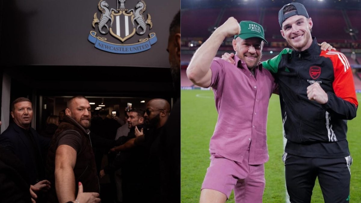 Conor McGregor at St. James Park and the Emirates stadium