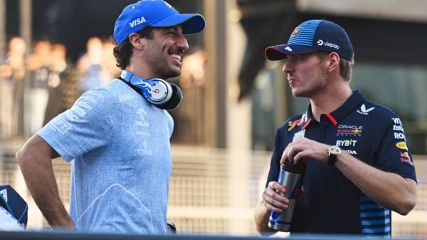 Daniel Ricciardo and Max Verstappen