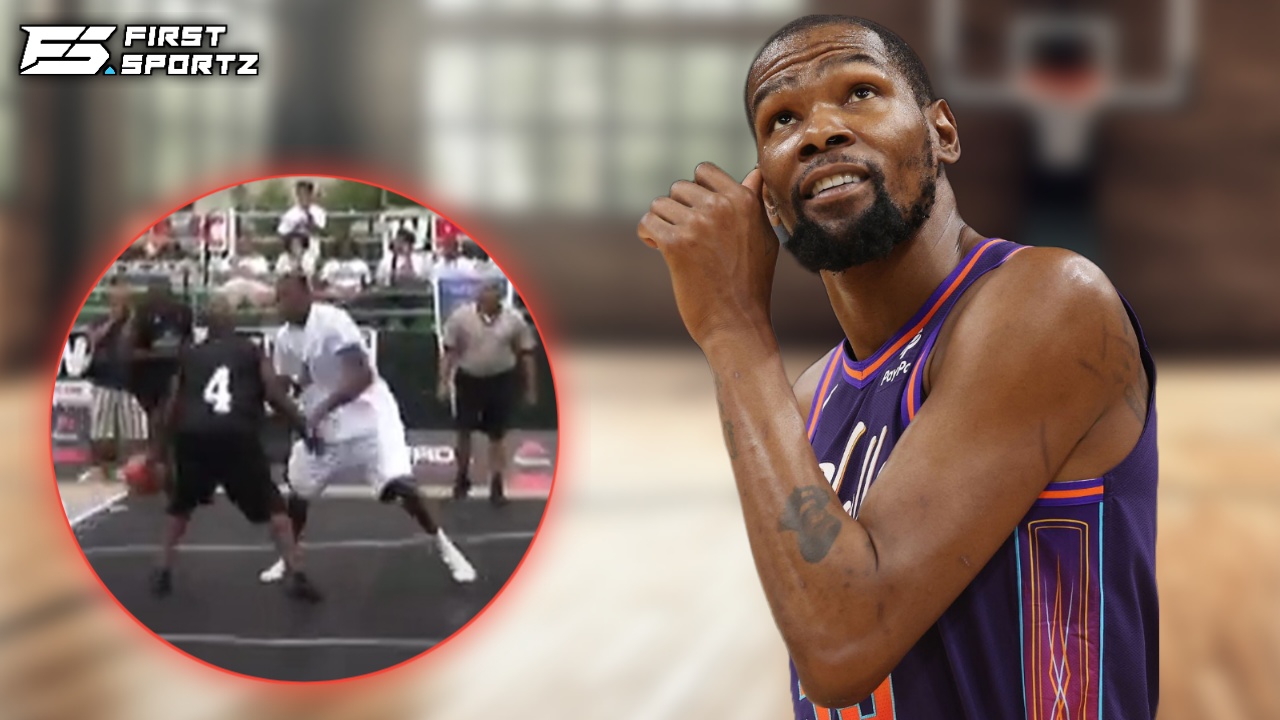 Ashy Larry hilariously narrates embarrassing Kevin Durant at celebrity pick-up game