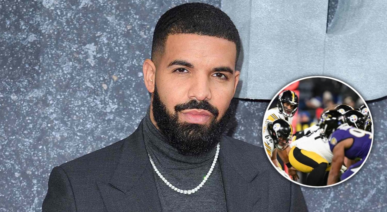 $250 million worth Drake places massive bet on Steelers-Ravens Wild Card Game