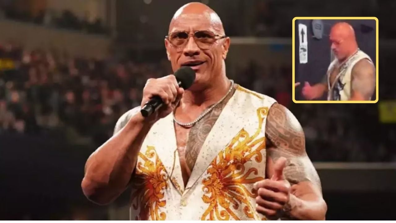 WATCH: Top WWE star starts dropping F-BOMBS with The Rock after realizing they are live following Raw’s Netflix debut