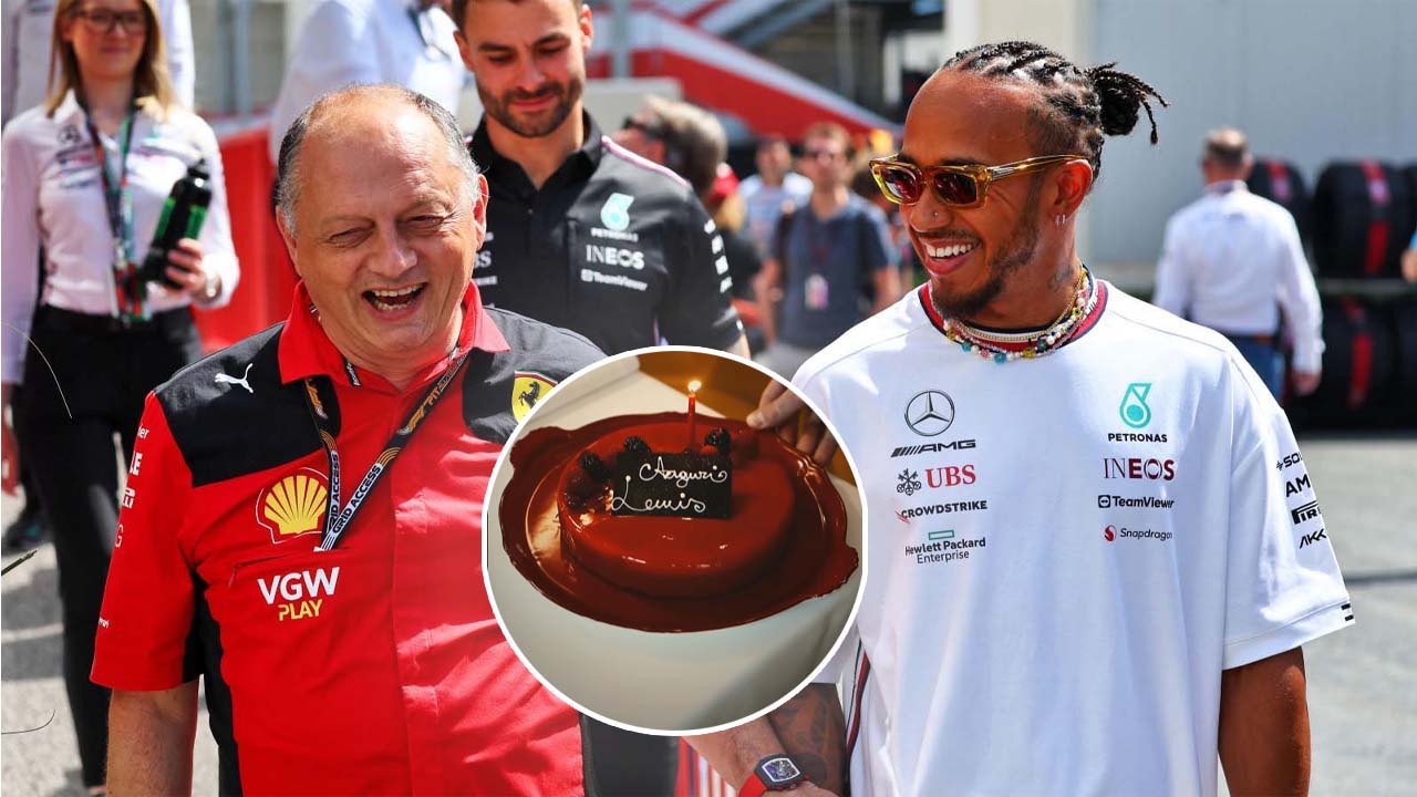 Ferrari sends special message to Lewis Hamilton on first birthday as Scuderia driver