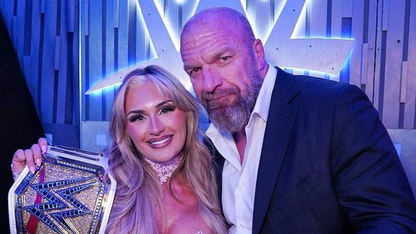 Triple H and Tiffany Stratton