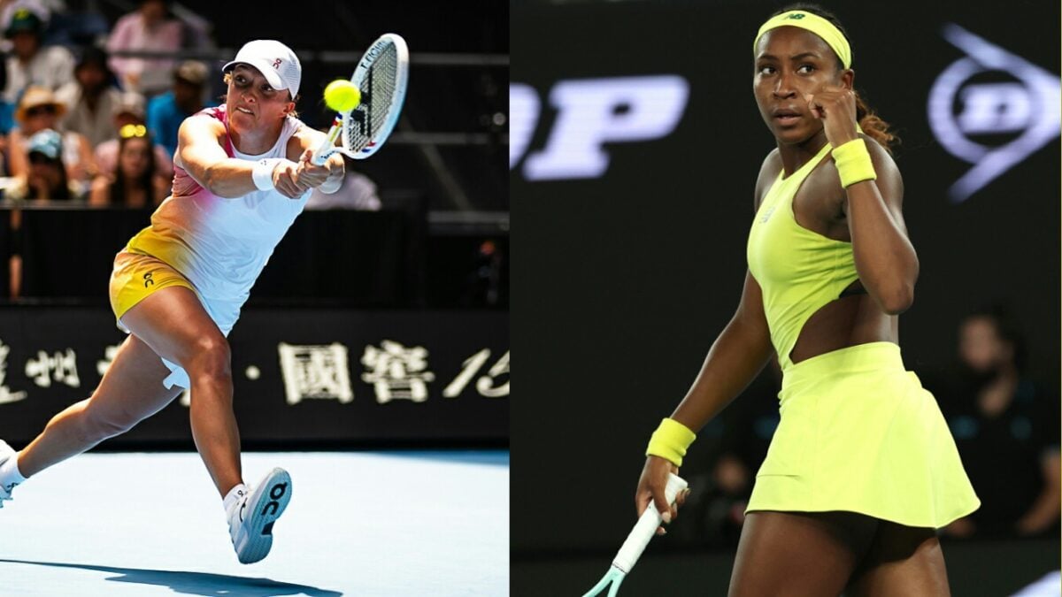 Iga Swiatek gives uneasy response to a 'stupid' question on ATP tour potentially becoming more open now like the WTA 2 Iga Swiatek, Coco Gauff (2)