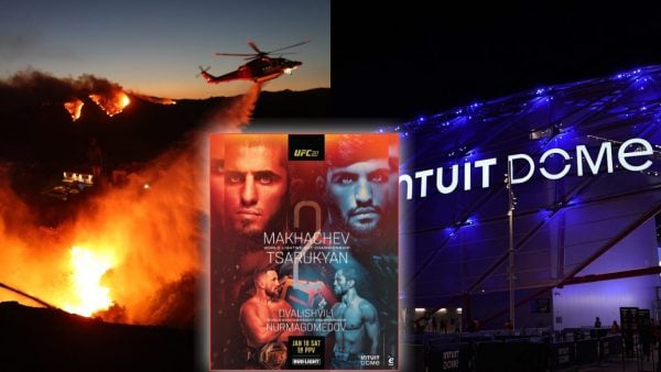 Intuit Dome officals updates regarding the upcoming UFC 311 event amid ongoing wildfires in LA