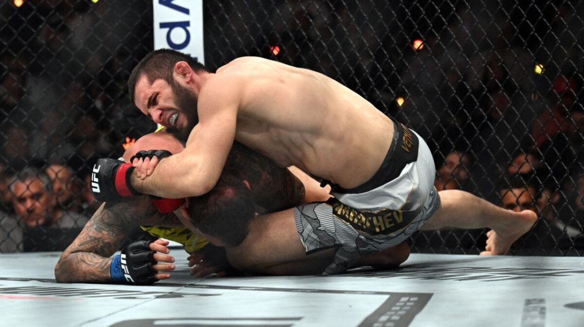 Islam Makhachev's 9.6 million following helps top UFC chart in fandom passing Jon Jones 3 Islam Makhachev choked against Renato Moicano