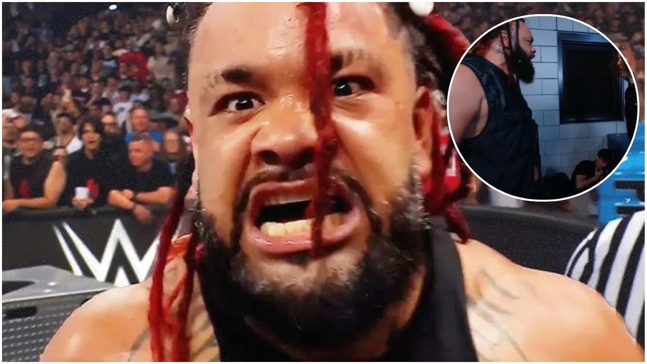 WATCH: Former WWE champion aggressively kicks Jacob Fatu out of the arena on SmackDown