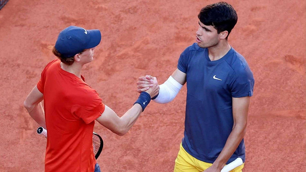 Carlos Alcaraz compares the golf swings of himself, Rafael Nadal and Jannik Sinner after opening his Australian Open bid