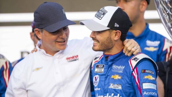 Jeff Gordon and Kyle Larson