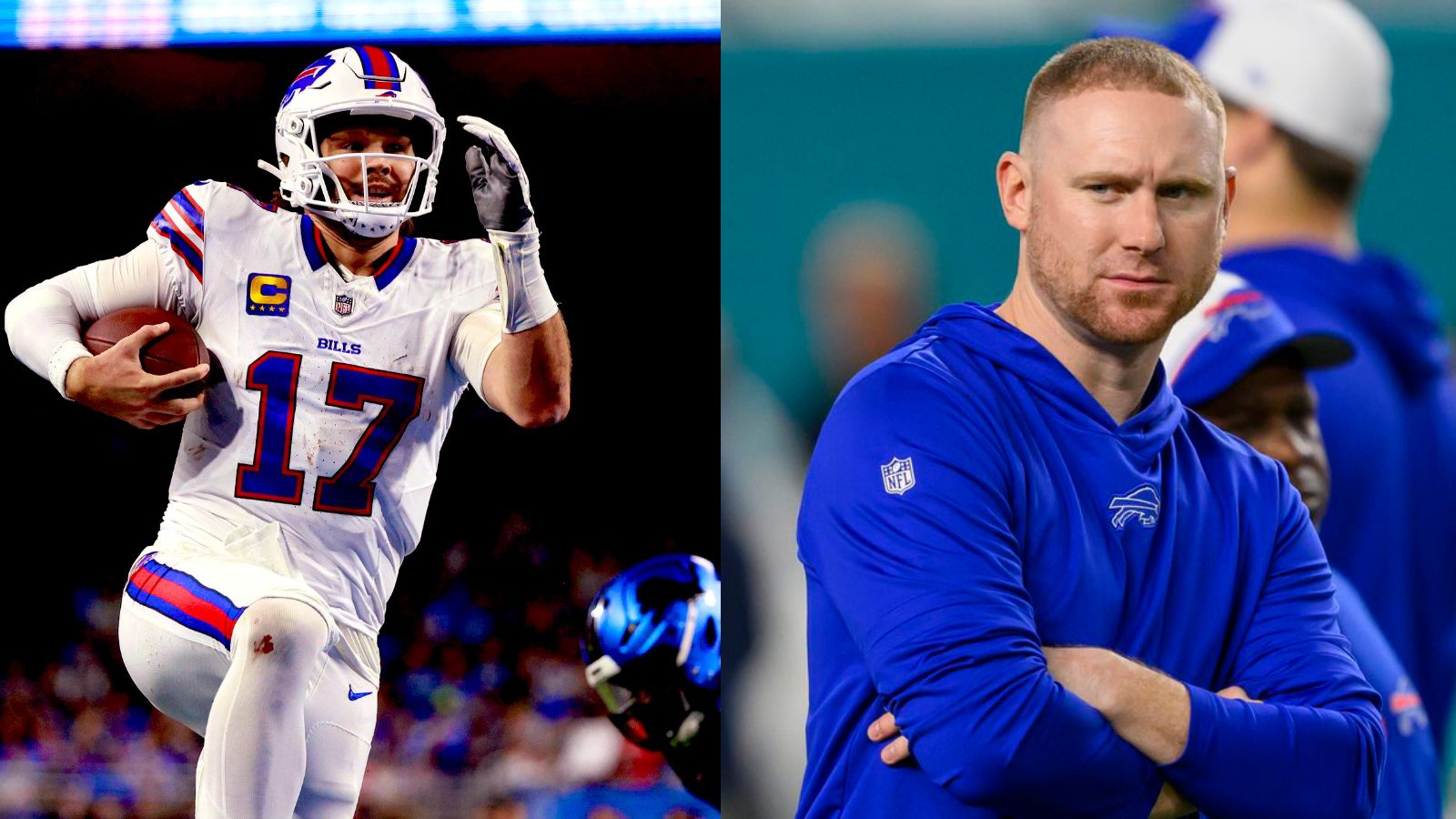 “Stay away from him!” Josh Allen tries his best to shut down interest in Bills OC Joe Brady amid HC openings