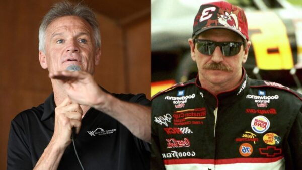Kenny Wallace and Dale Earnhardt
