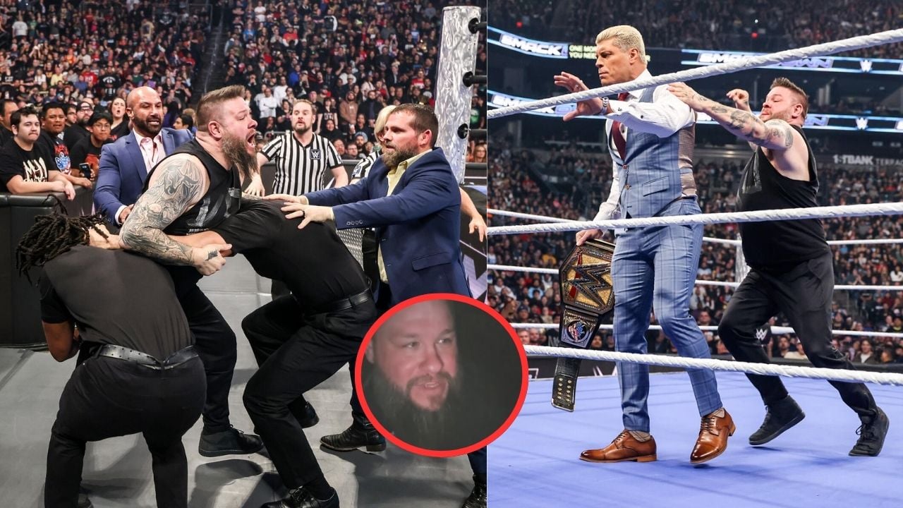 WATCH: Kevin Owens threatens a WWE producer for shooting him under the ring before his Cody Rhodes ambush on SmackDown