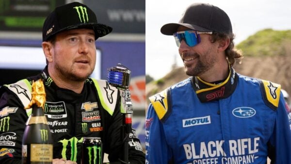 Kurt Busch and Travis Pastrana