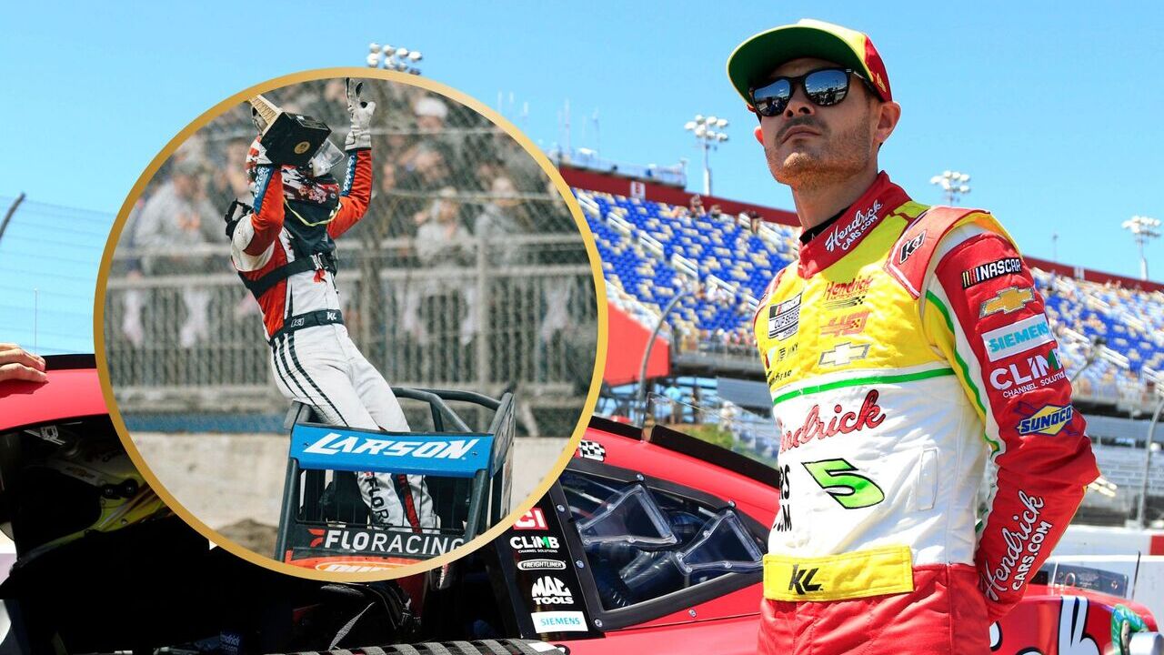 Kyle Larson over the moon after “pretty cool” third Chilly Bowl Nationals triumph
