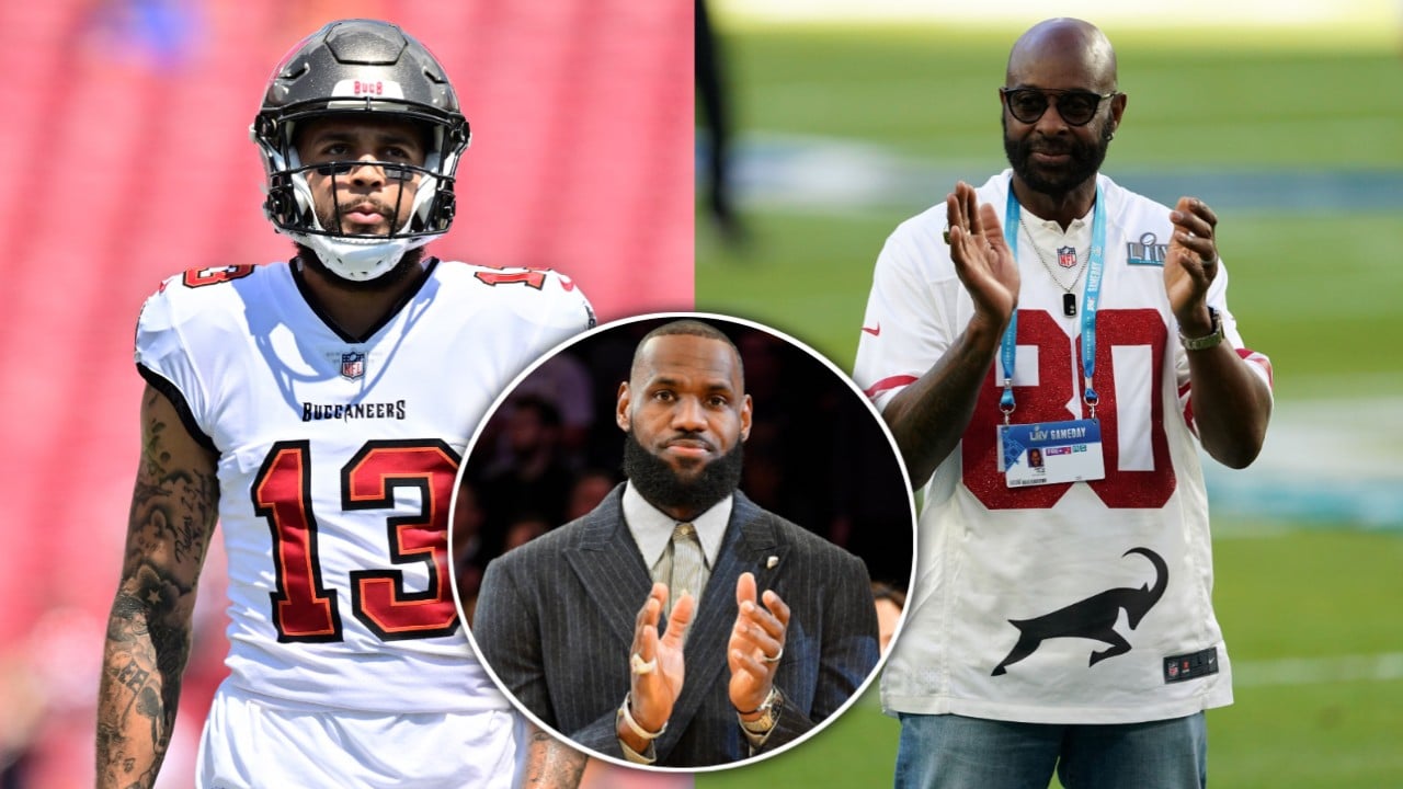 LeBron James hypes up Mike Evans after joining the great Jerry Rice in NFL history