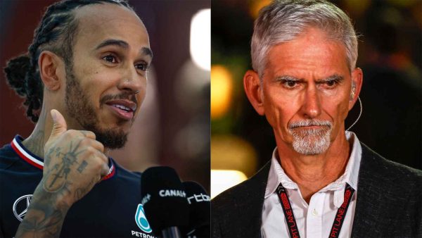 Lewis Hamilton and Damon Hill (via IMAGO)