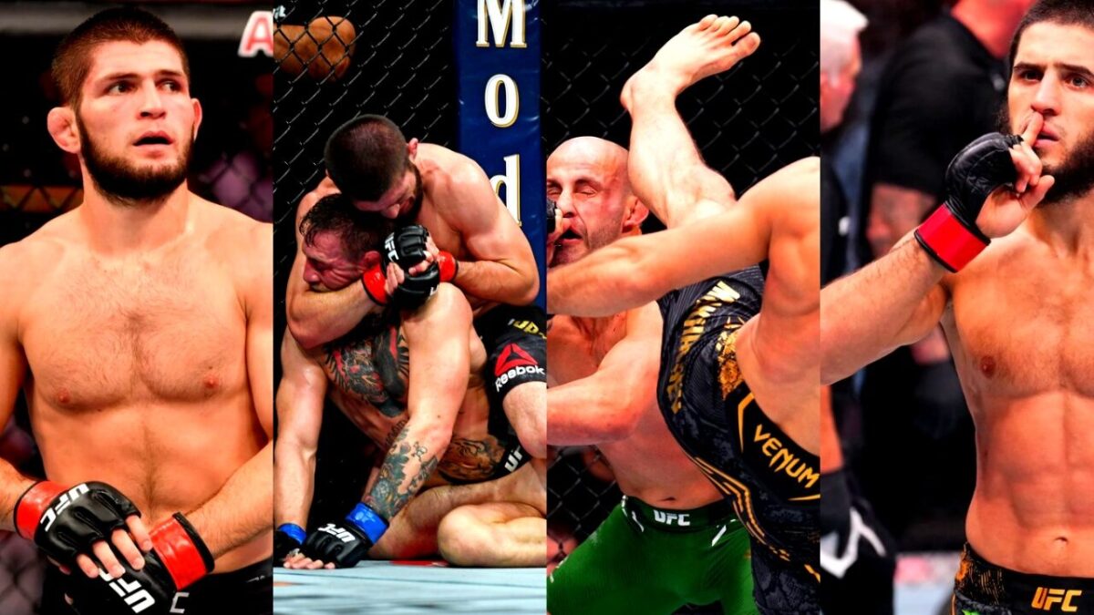 Like Khabib Nurmagomedov, his student also fought a featherweight champ