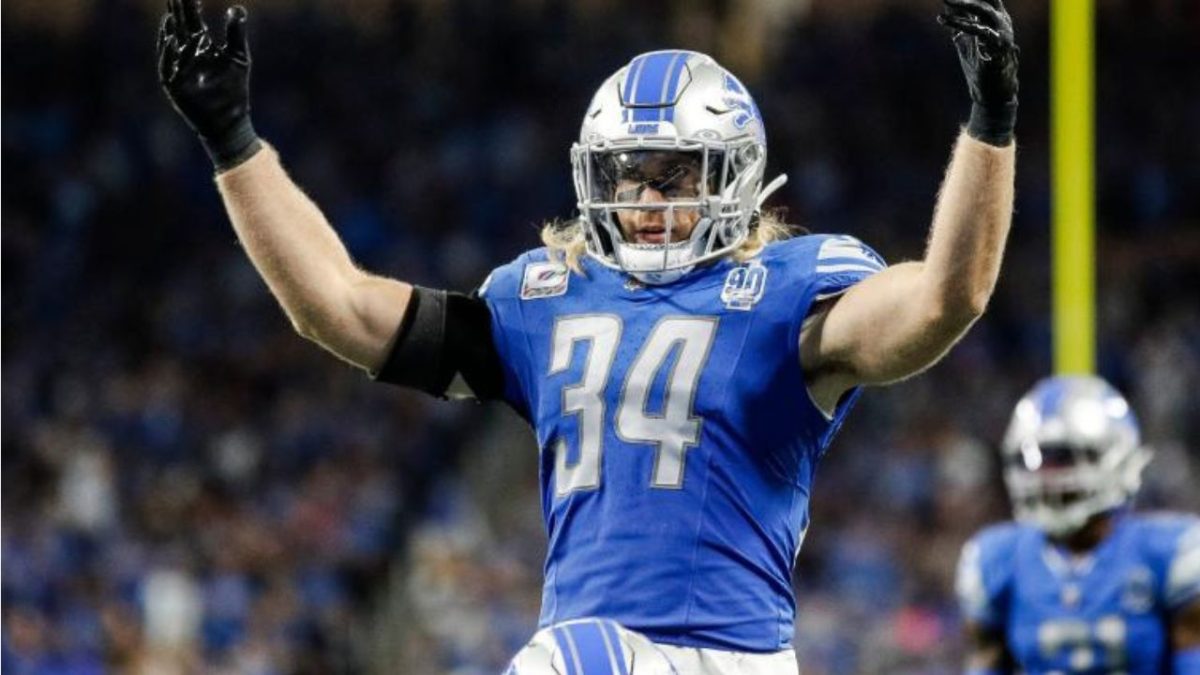 Lions linebacker Alex Anzalone