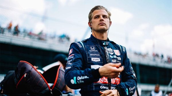 Marcus Ericsson racing in Indycar (via Indycar)