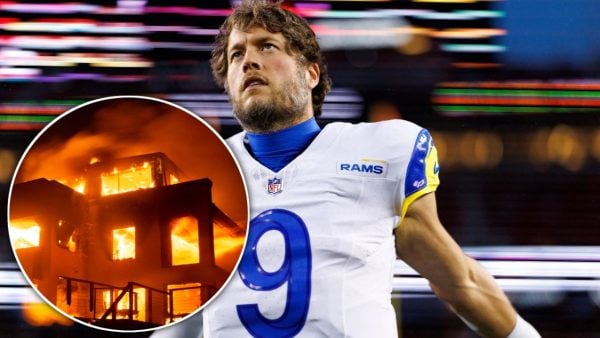 Matthew Stafford shares powerful message to those affected by LA Wildfires