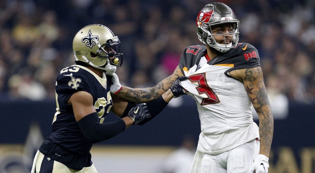 Mike Evans against Marshon Lattimore