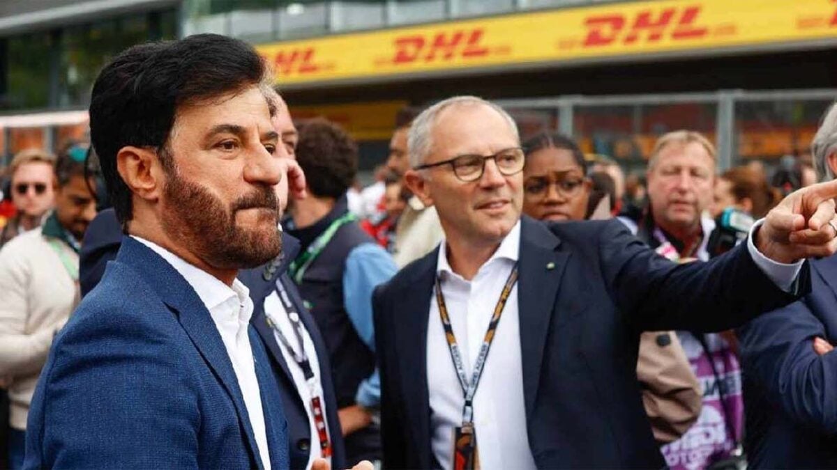 F1 drivers set for race ban risk over FIA criticism 3 Mohammed Ben Sulayem and Stefano Domenicali )via IMAGO)