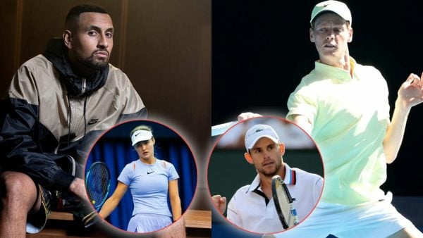 Nick Kyrgios, Anna Kalinskaya, Andy Roddick, Jannik Sinner