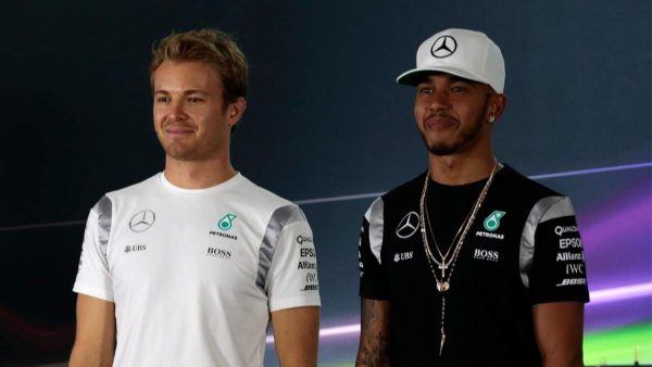 Nico Rosberg and Lewis Hamilton (via IMAGO)