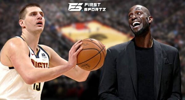 Nikola Jokic and Kevin Garnett