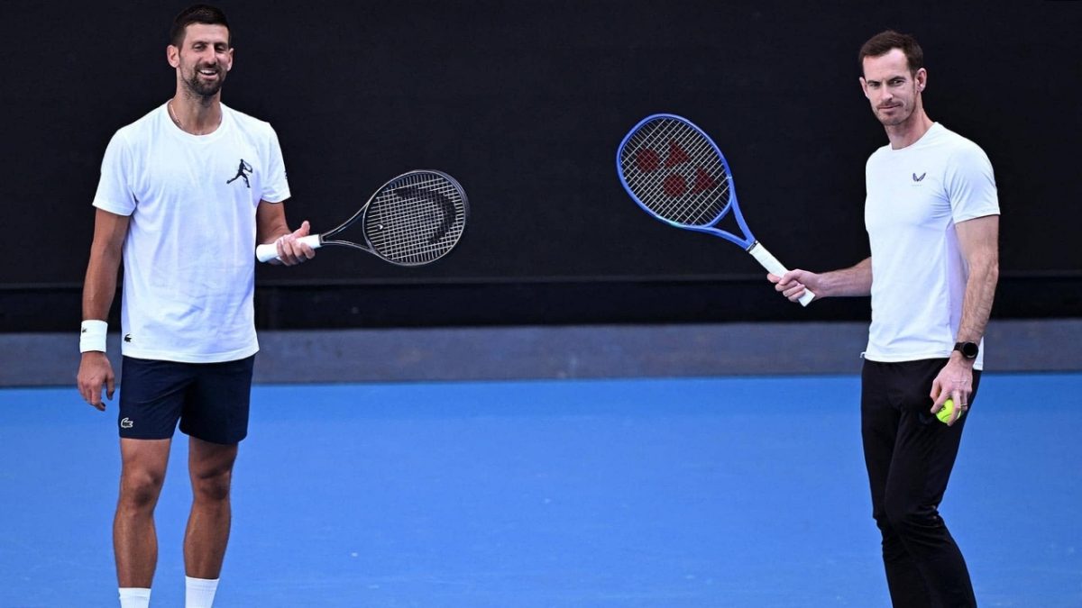 Tennis legend reveals two Grand Slam events Novak Djokovic has the "best chance" of winning in 2025 1 Novak Djokovic and Andy Murray 3
